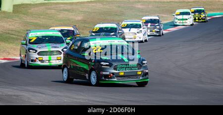 Vallelunga, Rome, Italie, 13 septembre 2020. Ford Ka championnat groupe de voitures de course en action sur piste Banque D'Images