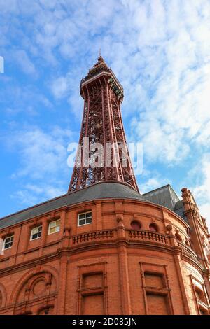 La tour de Blackpool, Blackpool, Lancashire, England, UK Banque D'Images
