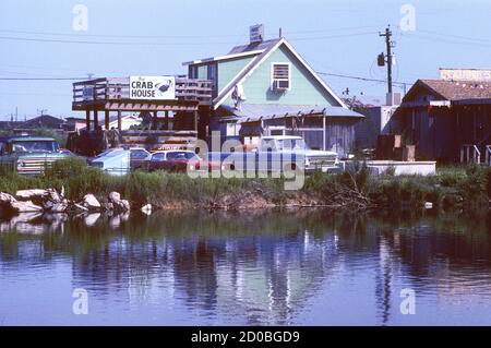 Seabrook et Kemah, scènes historiques au bord de l'eau du Texas Banque D'Images