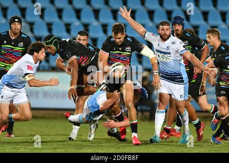 Parme, Italie. parme 2020, Italie, 02 octobre 2020, Mattia Bellini (Zebre) ÃÂ¹ pendant Zebre vs Cardiff Blues - Rugby Guinness Pro 14 - Credit: LM/Alessio Tarpini Credit: Alessio Tarpini/LPS/ZUMA Wire/Alay Live News Banque D'Images