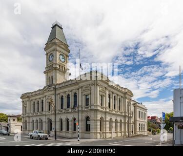 Waitaki District Council, rue Thames, Oamaru, Otago, Nouvelle-Zélande Banque D'Images