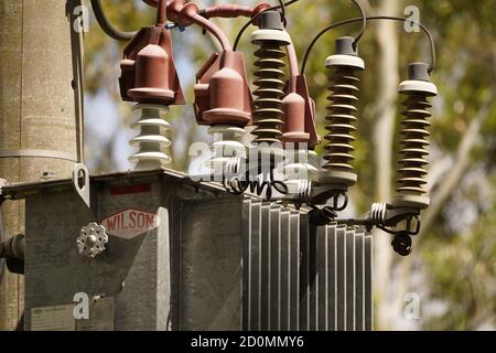 L'australien a fabriqué Wilson transformer à Bendego en Australie Banque D'Images