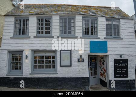 Restaurant de cuisine de poisson du chef Nathan Outlaw à Port Isaac, Cornouailles Banque D'Images