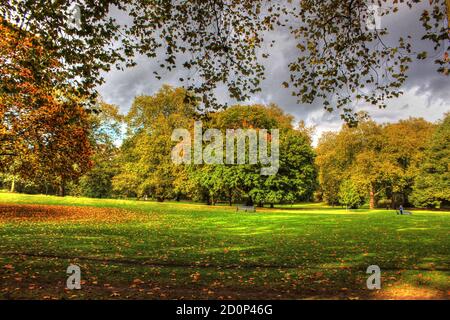 Magnifique parc paceful à Londres, Royaume-Uni Banque D'Images