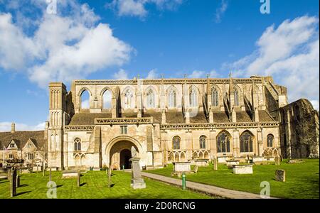 Abbaye de Malmesbury dans le Wiltshire. Dans la ville de Malmesbury. Banque D'Images