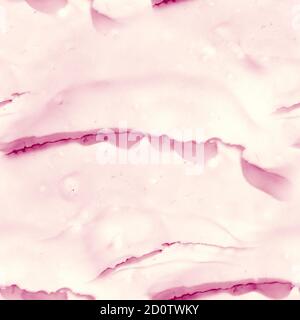 Encre d'alcool rose fond sans couture. Tendance Banque D'Images