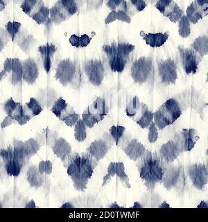 Art sale indigo sans couture Art contemporain Banque D'Images