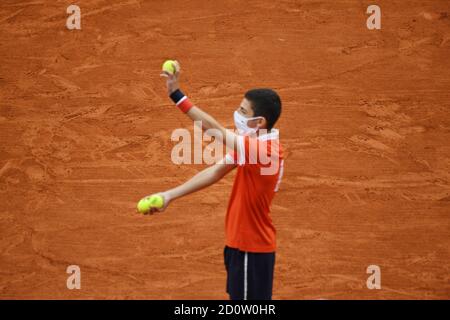 Paris, France. 27 septembre 2020. Roland Garros Paris French Open 03/10/2020 D7 ball Boy crédit: Roger Parker/Alay Live News Banque D'Images