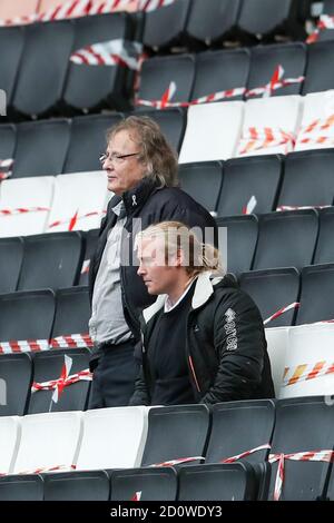 MILTON KEYNES, ANGLETERRE. 3 OCTOBRE 2020, Pete Winkleman après la Sky Bet League un match entre MK Dons et Ipswich Town au stade MK, Milton Keynes, le samedi 3 octobre 2020. (Credit: John Cripps | MI News) Credit: MI News & Sport /Alay Live News Banque D'Images