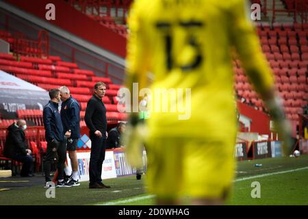 LONDRES, ANGLETERRE. 3 OCTOBRE Phil Parkinson gérant de Sunderland lors du match Sky Bet League 1 entre Charlton Athletic et Sunderland à la Valley, Londres, le samedi 3 octobre 2020. (Credit: Tom West | MI News) Credit: MI News & Sport /Alay Live News Banque D'Images