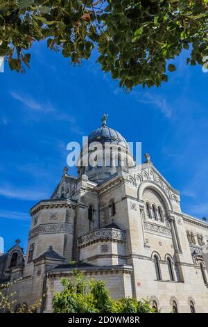 Basilique néo-byzantine Saint-Martin de Tours, , Tours, Indre-et-Loire (37), France. Banque D'Images