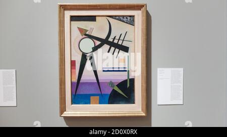 « Green Split » 1925 peinture de Wassily Kandinsky. Considéré comme l'un des peintres les plus importants du XXe siècle, il est souvent considéré comme l' Banque D'Images