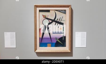 « Green Split » 1925 peinture de Wassily Kandinsky. Considéré comme l'un des peintres les plus importants du XXe siècle, il est souvent considéré comme l' Banque D'Images