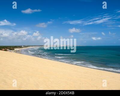 Dunes de Genipabu, destination touristique à Natal, nord-est du Brésil. Banque D'Images