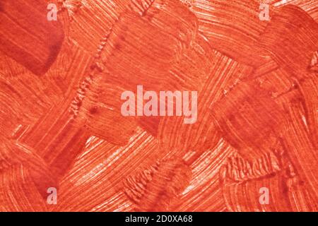 Des traits de pinceau rouges aléatoires peuvent être utilisés comme arrière-plan. Texture peinte Banque D'Images