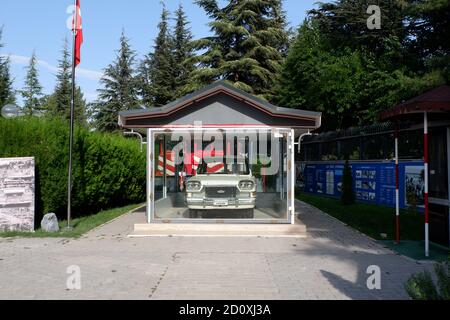 Voiture historique: Devrim première voiture qui a entièrement conçu et produit par la Turquie Banque D'Images