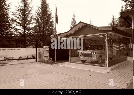 Voiture historique: Devrim première voiture qui a entièrement conçu et produit par la Turquie Banque D'Images