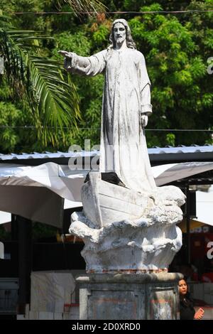 BELÉM, PA - 03.10.2020: BELÉM DO PARÁ - Nord du Brésil. Belém (PA). Capitale de l'Etat de Pará, Belém (initialement Santa Maria de Belém do Pará ou notre Dame de Belém do Grão Pará, s'appelle Belém do Pará). Belém a été fondé le 12 janvier 1616 par les Portugais, sur les rives de la baie de Guajará. C'est une ville historique et portuaire, située dans l'Amazonie orientale, à l'extrémité nord-est de la plus grande forêt tropicale du monde, c'est la capitale la plus pluvieuse du pays en raison de son climat équatorial. Sur la photo, (photo: Mauro Akiin Nassor/Fotoarena) Banque D'Images