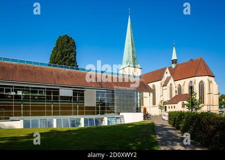 D-Borken, Hohe Mark Westmuensterland nature Park, Muensterland, Westphalie, Rhénanie-du-Nord-Westphalie, NRW, église de provost Saint Remigius, église catholique, église paroissiale, a quitté la maison de chapitre, centre communautaire, lieu de rencontre, centre de rencontre Banque D'Images