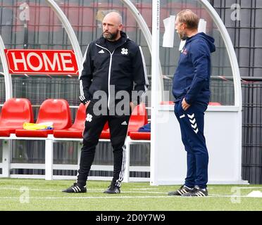 PITSEA, ANGLETERRE - OCTOBRE 03 : Jay Devereux, directeur du hashtag United pendant la phase de qualification de la coupe FA - deuxième tour entre hashtag United et Braintree Town Banque D'Images
