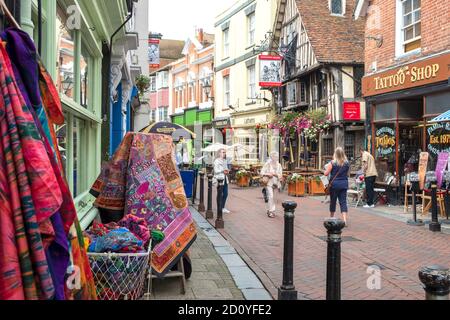 George Street, vieille ville de Hastings, East Sussex, UK Banque D'Images