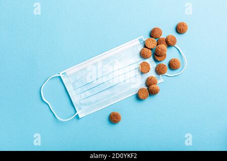 Saint Nicholas jour pendant la pandémie de Covid-19 aux pays-Bas Banque D'Images