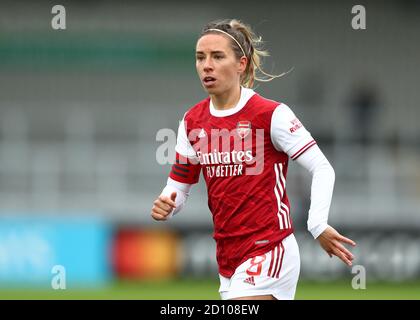 Borehamwood, Royaume-Uni. 04e octobre 2020. Jordan Nobbs of Arsenal Women pendant le match de Super League des femmes de la FA Arsenal Women vs Bristol City Women. Jacques Feeney/SPP crédit: SPP Sport presse photo. /Alamy Live News Banque D'Images