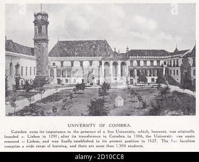 Université de Coimbra Banque D'Images