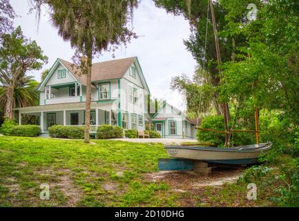 Guptill House à Historic Spanish point à Osprey Floride dans États-Unis Banque D'Images