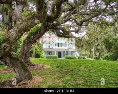 Guptill House à Historic Spanish point à Osprey Floride dans États-Unis Banque D'Images