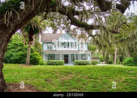 Guptill House à Historic Spanish point à Osprey Floride dans États-Unis Banque D'Images