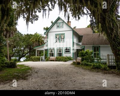 Guptill House à Historic Spanish point à Osprey Floride dans États-Unis Banque D'Images