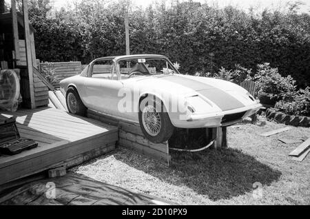 Bain à remous pour voiture Lotus, Medstead, Alton, Hampshire, Angleterre, Royaume-Uni. Banque D'Images