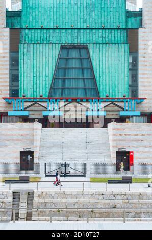 Centre culturel Palacio de Festivales, Santander, Cantabrie, Espagne, Europe Banque D'Images
