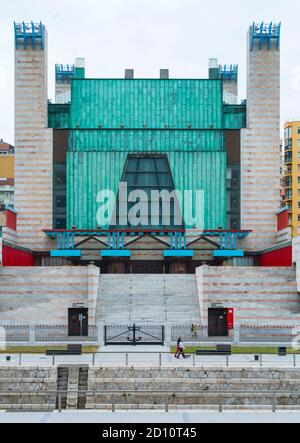 Centre culturel Palacio de Festivales, Santander, Cantabrie, Espagne, Europe Banque D'Images