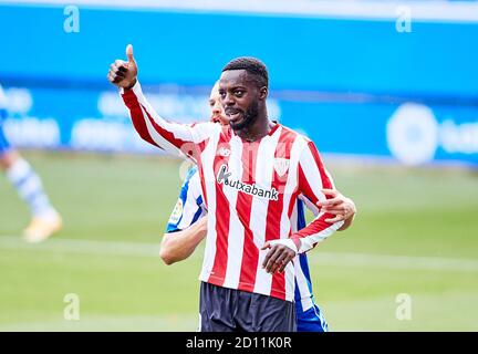 Inaki Williams de Athletic Club pendant le championnat d'Espagne la Match de football de la Ligue entre Deportivo Alaves et Athletic Club De Bilbao o Banque D'Images