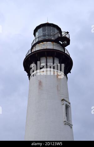 Pigeon point Lighthouse, construit en 1871 et maintenant un parc de l'État de Californie. Banque D'Images