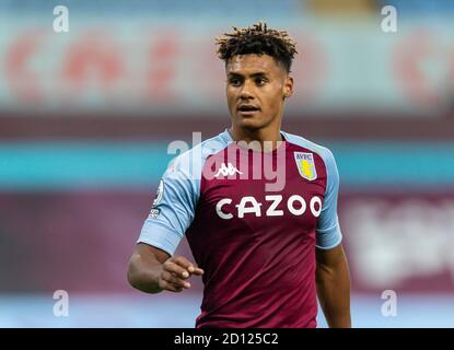 Birmingham, Royaume-Uni. 5 octobre 2020. Ollie Watkins de Aston Villa est vu lors du match de la Premier League anglaise entre Aston Villa et Liverpool à Villa Park à Birmingham, en Grande-Bretagne, le 4 octobre 2020. Credit: Xinhua/Alay Live News Banque D'Images