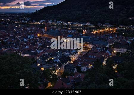 Heidelberg est une grande ville à photographier. Banque D'Images