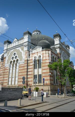 Grande Synagogue de Sofia, en Bulgarie, Hauptsynagoge, Spanien Banque D'Images