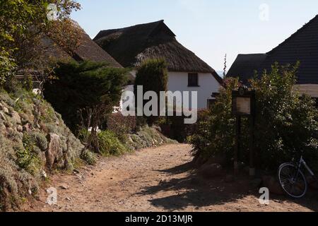 Village Vitt, Cap Arkona, Île Ruegen, Mecklenburg-Ouest Pomerania, Allemagne Banque D'Images