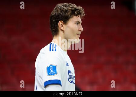 Copenhague, Danemark. 4 octobre 2020. Jonas Wind (23) du FC Copenhagen vu dans le 3F Superliga match entre le FC Copenhagen et le FC Nordsjaelland dans le Stade Parken à Copenhague. (Crédit photo: Gonzales photo - Dejan Obretkovic). Banque D'Images