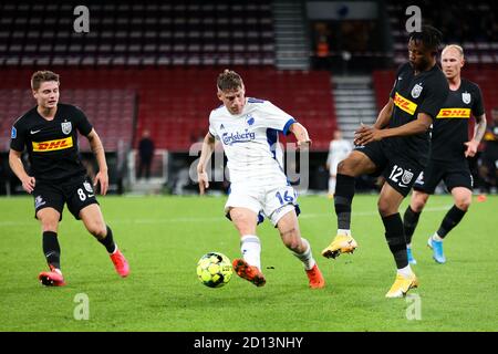 Copenhague, Danemark. 4 octobre 2020. PEP Biel (16) du FC Copenhagen vu dans le 3F Superliga match entre le FC Copenhagen et le FC Nordsjaelland au stade Parken de Copenhague. (Crédit photo: Gonzales photo - Dejan Obretkovic). Banque D'Images