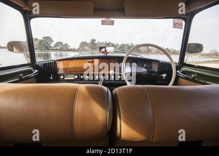 Citroën DS19, New Forest, Royaume-Uni, mars 2015 Banque D'Images