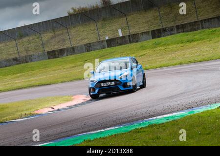 Ford Focus RS 2016 au Rockingham Motor Speedway, Northamptonshire, 1er juin 2016 Banque D'Images