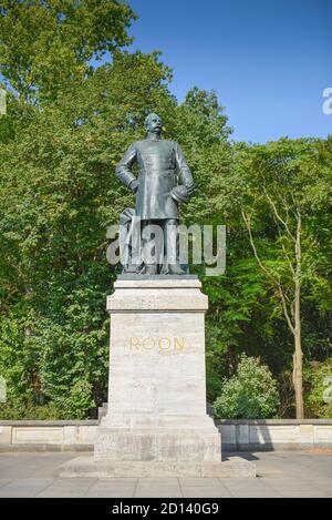 Monument Albrecht von Roon, big star, zoo, centre, Berlin, Allemagne , Denkmal Albrecht von Roon, Grosser Stern, Tiergarten, Mitte, Deutschland Banque D'Images