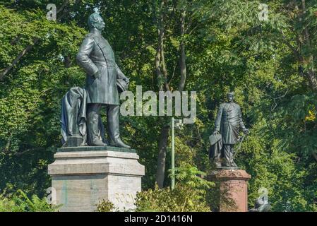 Monument Albrecht von Roon, Otto von Bismarck, big star, zoo, centre, Berlin, Allemagne , Denkmal Albrecht von Roon, Grosser Stern, Tiergarten, Mitte, D Banque D'Images