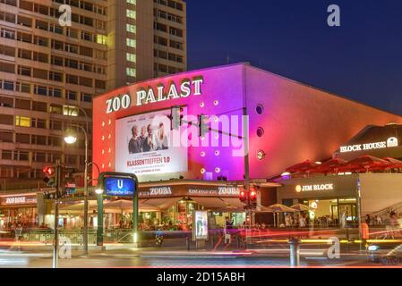 Le zoo, le cinéma palace, rue de Budapest, Charlottenburg, Berlin Allemagne, Kino, Zoo Palast, Budapester Strasse, Berlin Deutschland Banque D'Images