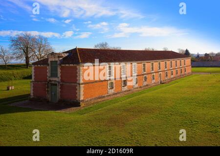 France, Charente-Maritime (17), Saintonge, Hiers-Brouage, citadelle de Brouage, labellisé les plus Beaux villages de France, Grand site National, la H. Banque D'Images