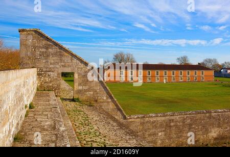 France, Charente-Maritime (17), Saintonge, Hiers-Brouage, citadelle de Brouage, labellisé les plus Beaux villages de France, Grand site National, les Banque D'Images